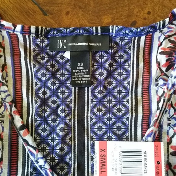 Sheer Mesh Top Swim Cover Sz XS NWT - Picture 3 of 6